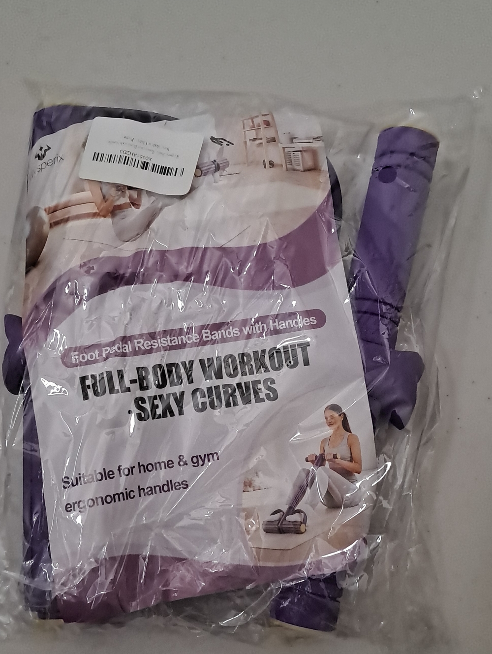 Purple Full-Body Workout Resistance Band Set New, Never Used